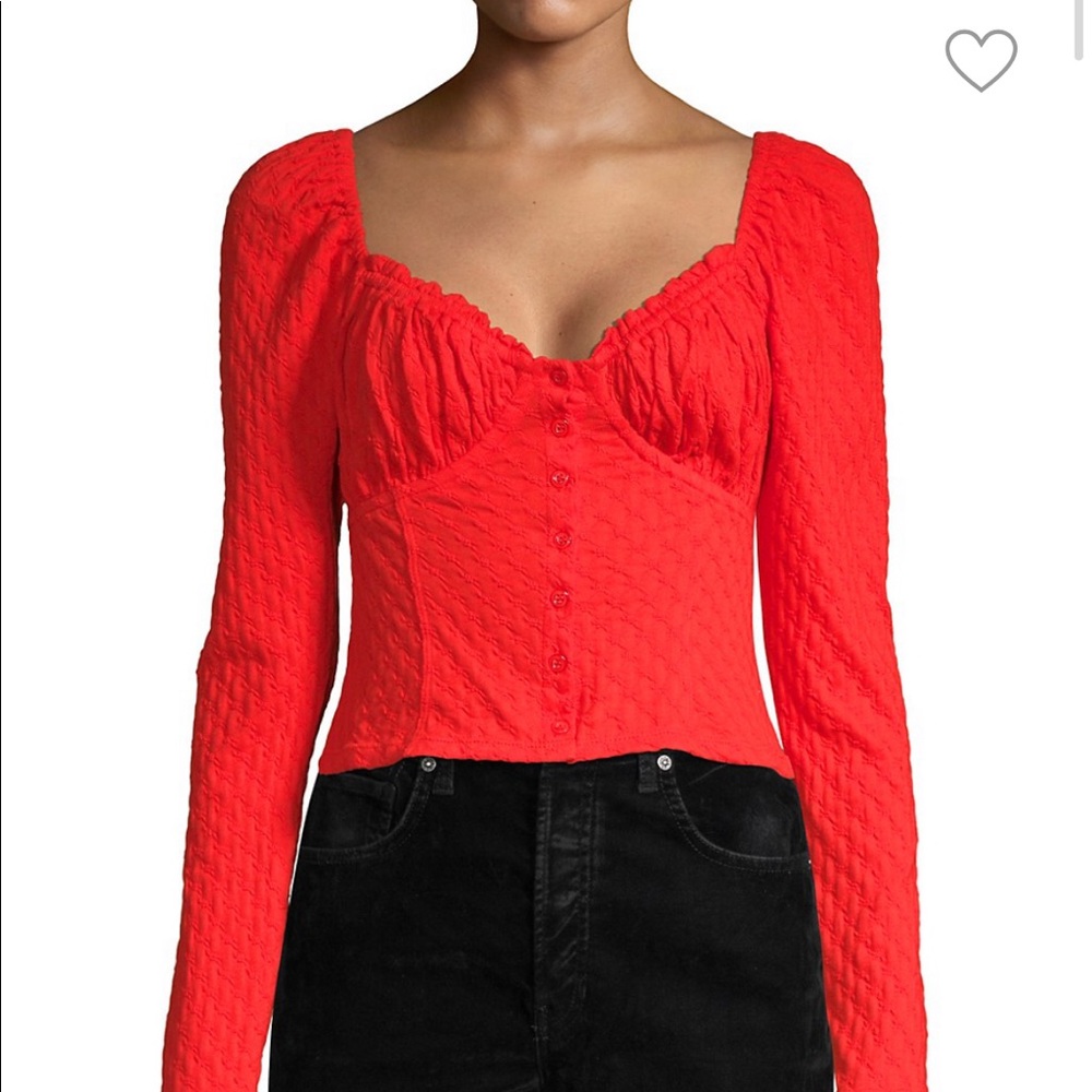Free people lady bug top